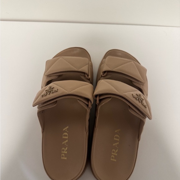 Prada Padded nappa leather slides - Picture 4 of 5